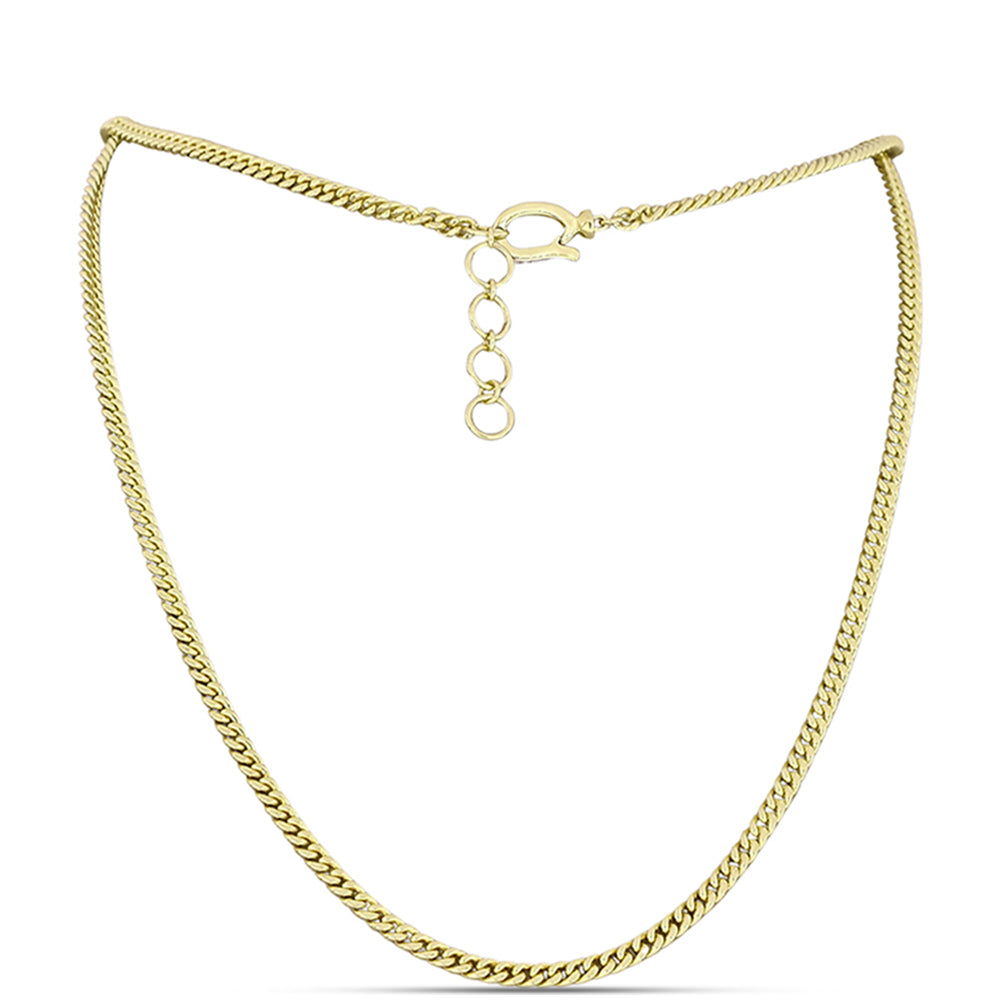 Arannyal Bevont Ezüst Lánc ( Nyaklánc ) 1 