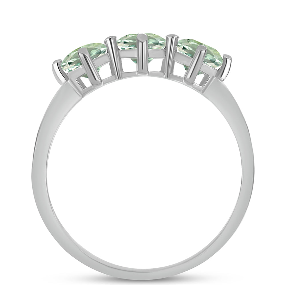 Ezüst Gyűrű Zöld Ametiszttel