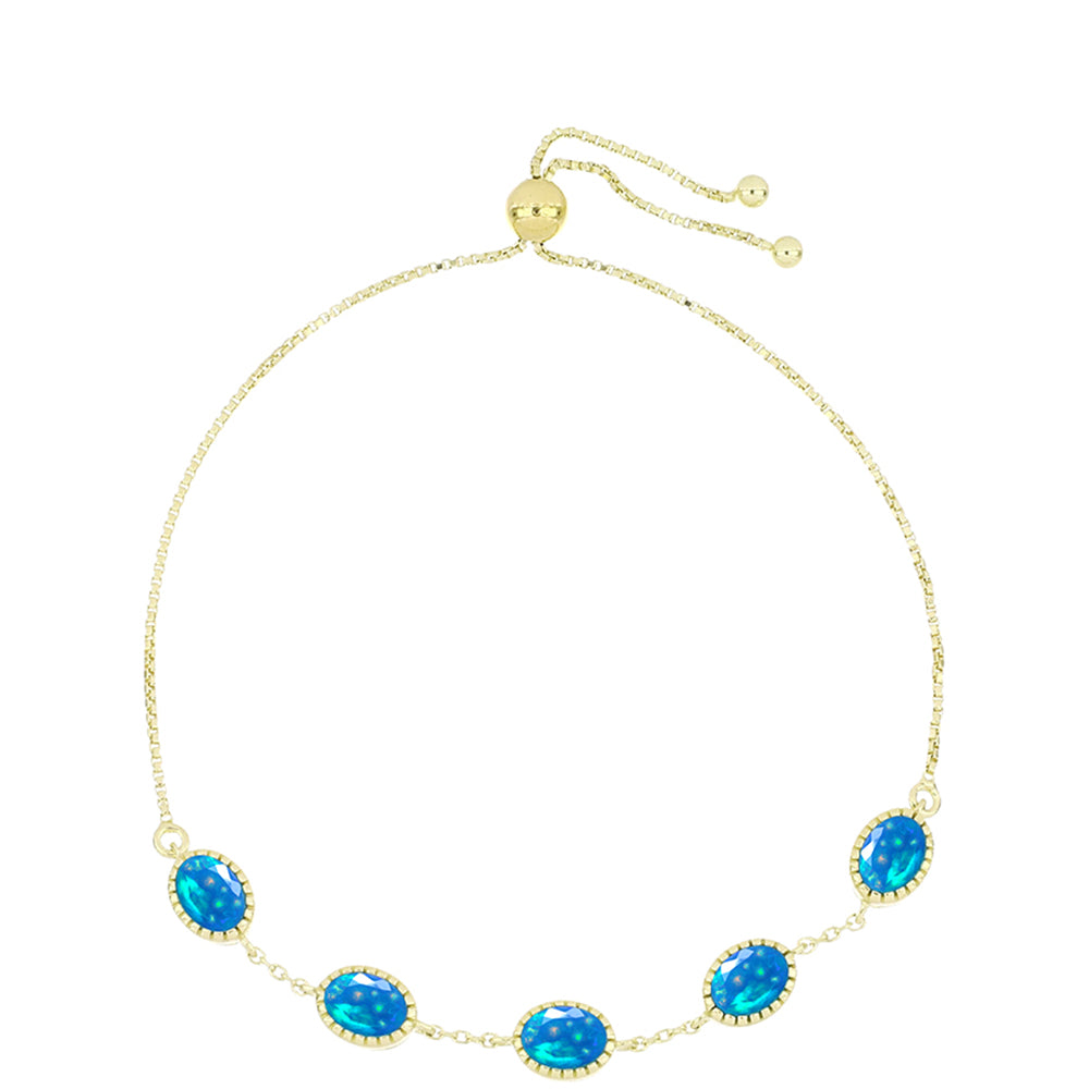 Arannyal Bevont Ezüst Karkötő Etiópiai Paradicsomi Opállal 1 