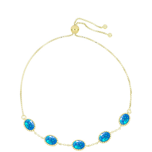 Arannyal Bevont Ezüst Karkötő Etiópiai Paradicsomi Opállal