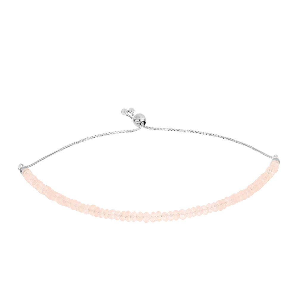 Ezüst Karkötő Gozarehi Morganittal 1 