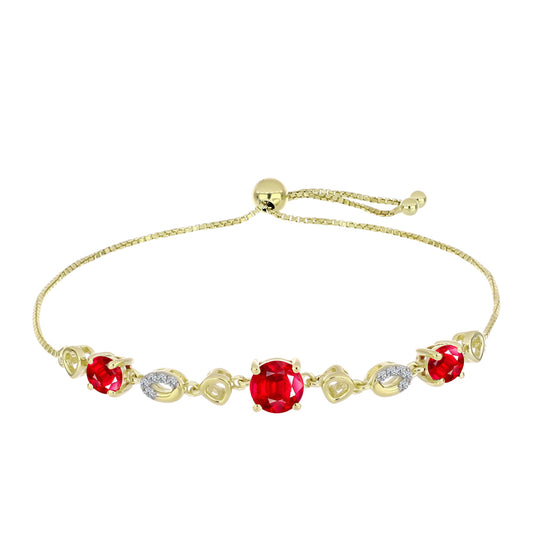 Arannyal Bevont Ezüst Karkötő Vörös Acháttal és Fehér Topázzal