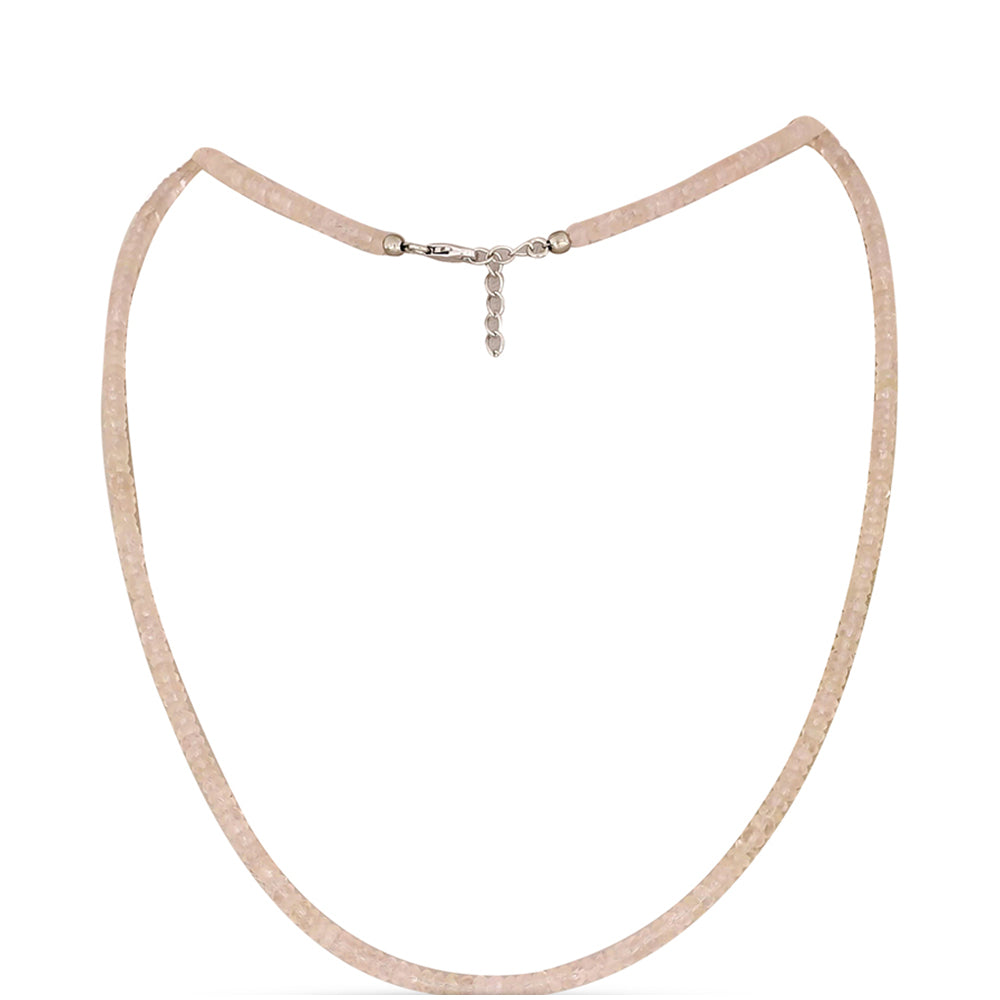 Ezüst Nyaklánc Gozarehi Morganittal 1 