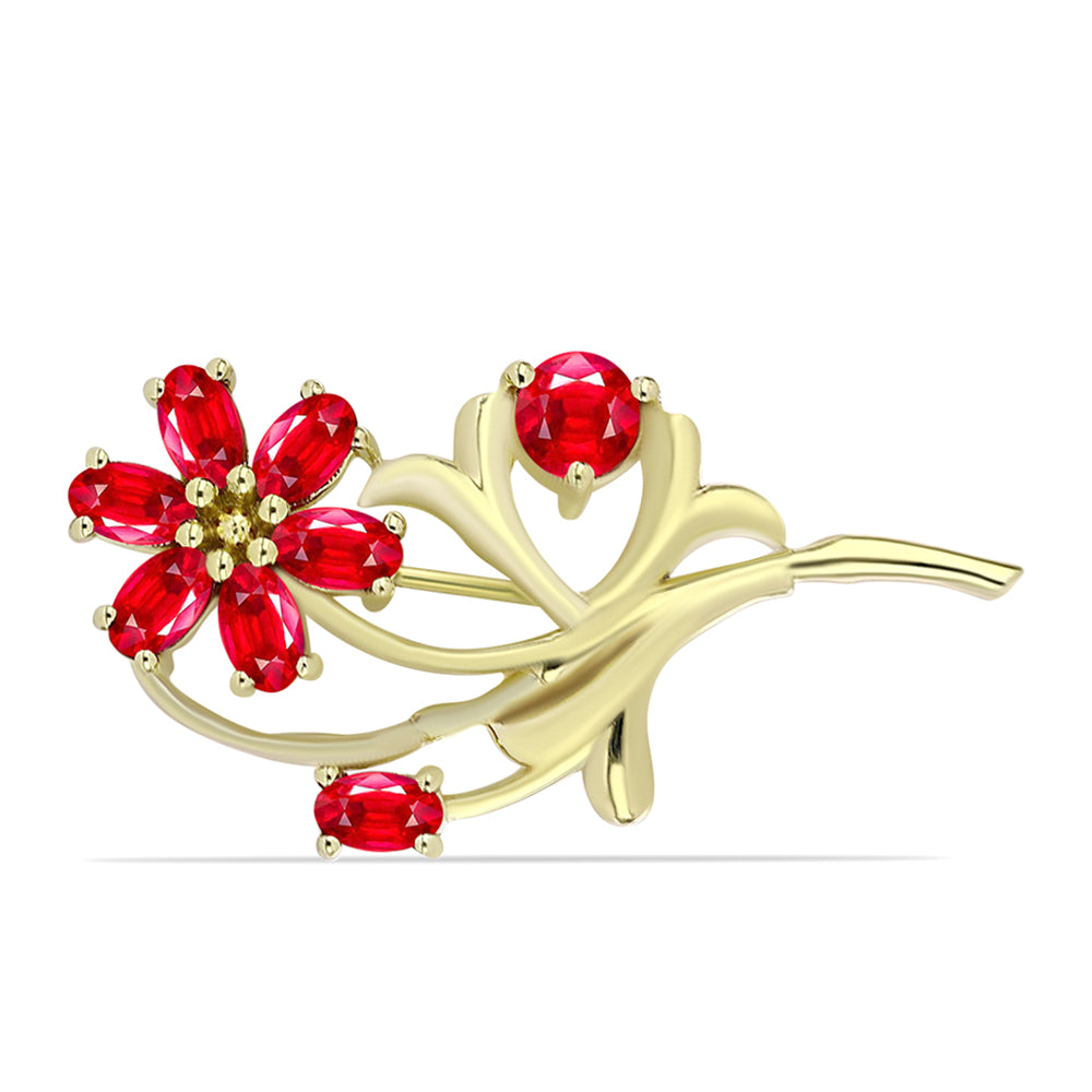 Arannyal Bevont Ezüst Bross Vörös Acháttal 1 