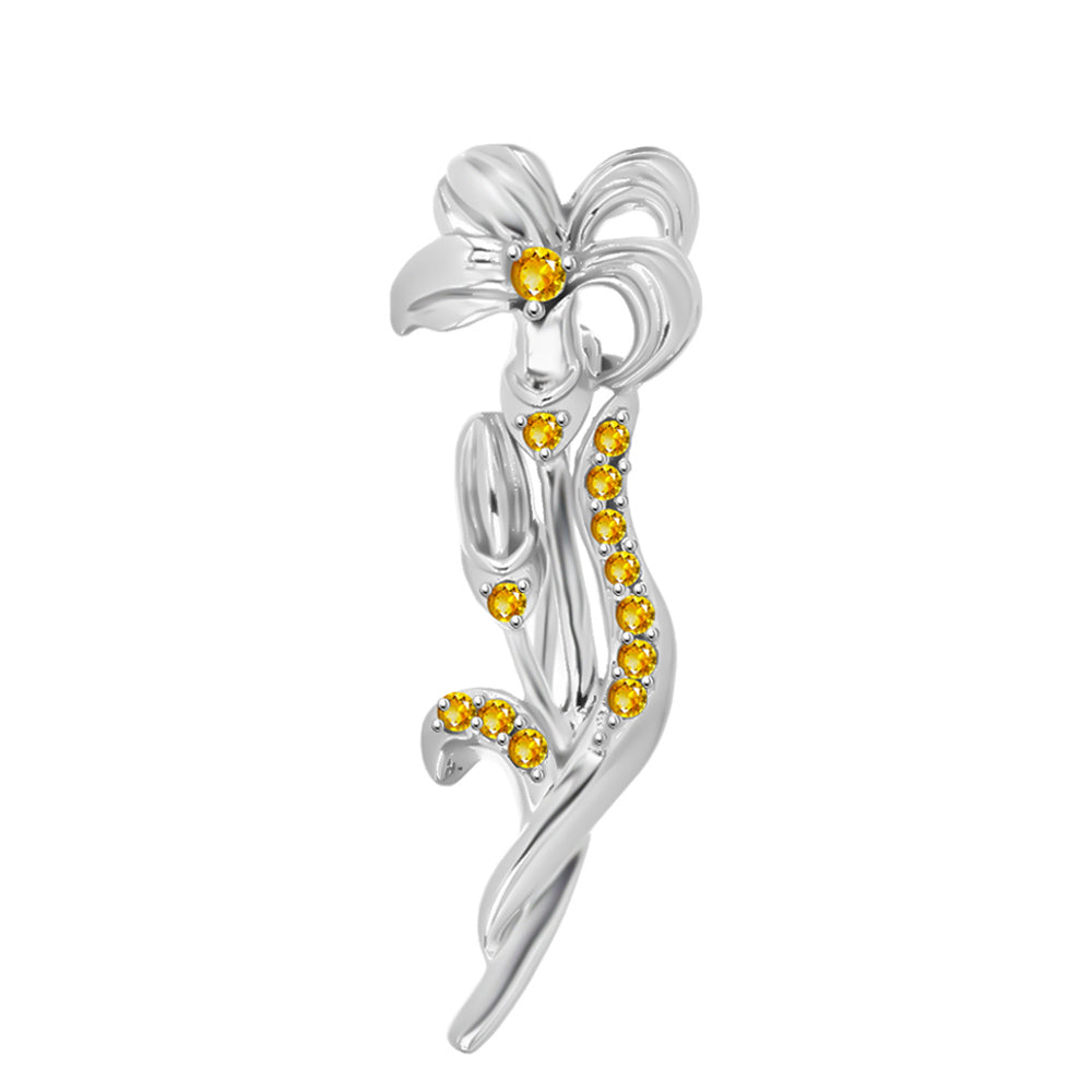 Ezüst Bross Rio Golden Citrinnel 1 