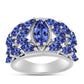 Ezüst Gyűrű Tanzanittal