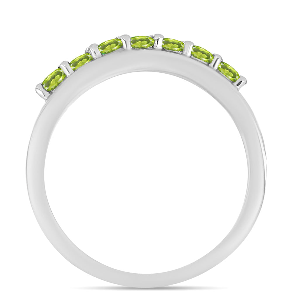 Ezüst Gyűrű Changbai Peridottal 2 