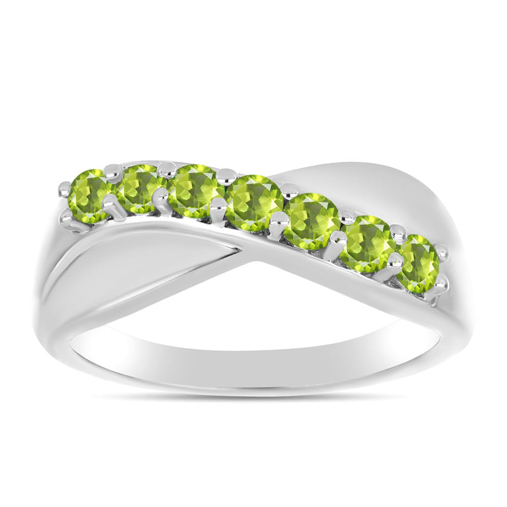 Ezüst Gyűrű Changbai Peridottal 3 