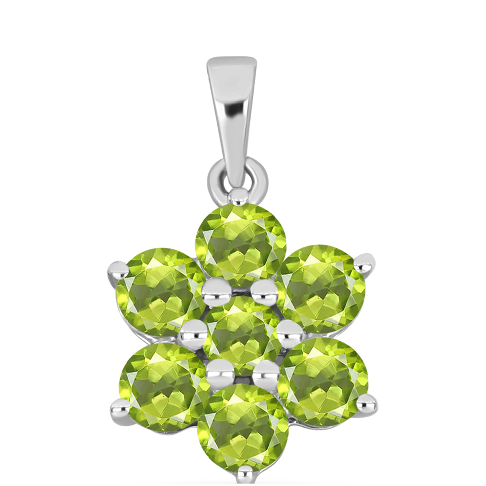 Ezüst Medál Changbai Peridottal