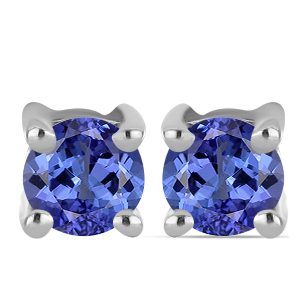 Ezüst Fülbevaló "AAA" Osztályú Tanzanittal