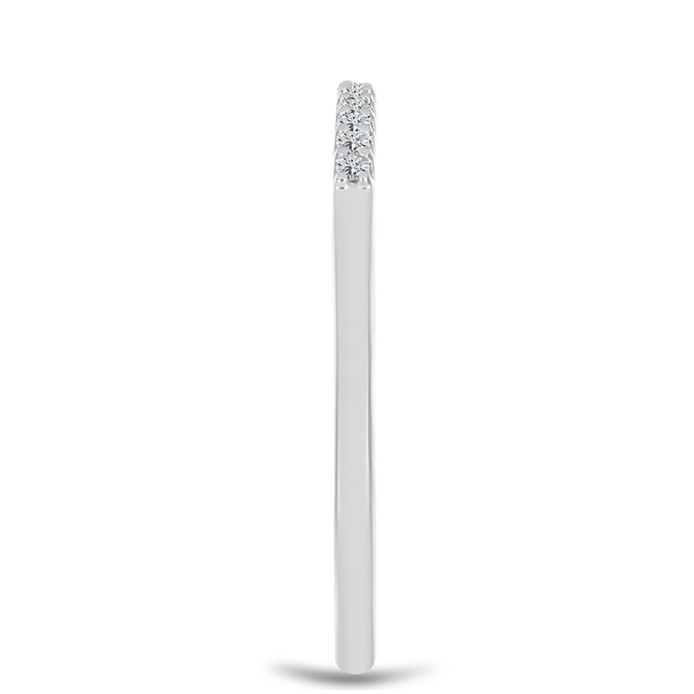 Ezüst Gyűrű Fehér Gyémánttal