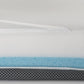 Eazzzy prémium minőségű matracfedő, AJÁNDÉK lepedővel - 180*200*9 cm