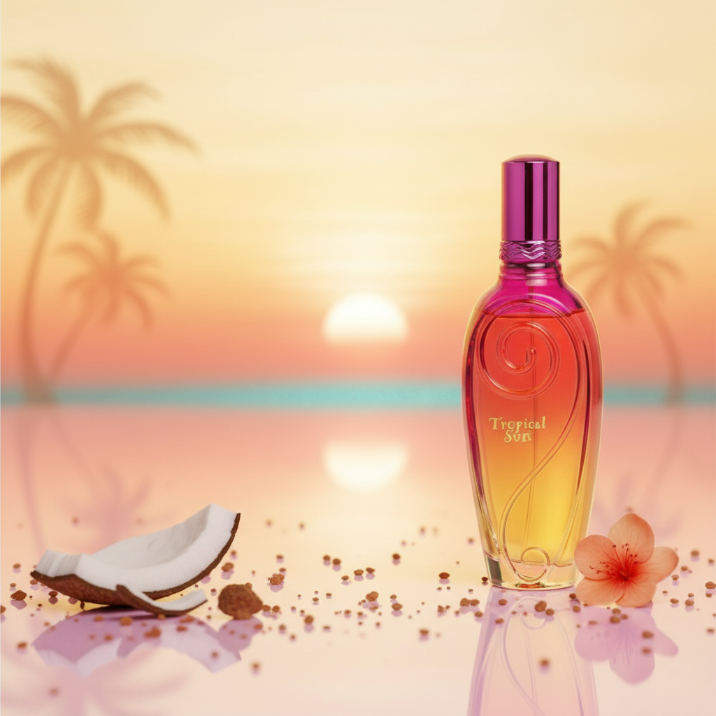 EDP 100 ml "Tropical Sun" – gyümölcsös-pézsmás illat 5 