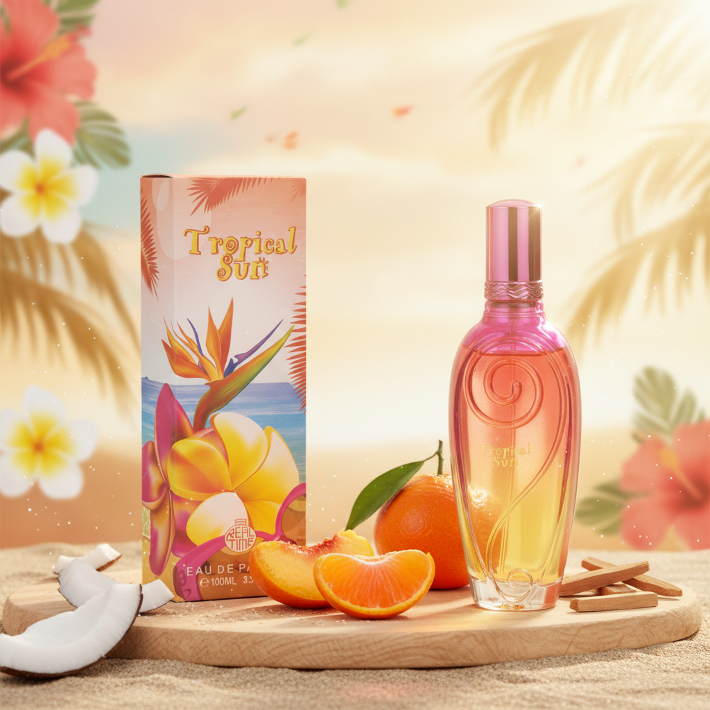 EDP 100 ml "Tropical Sun" – gyümölcsös-pézsmás illat