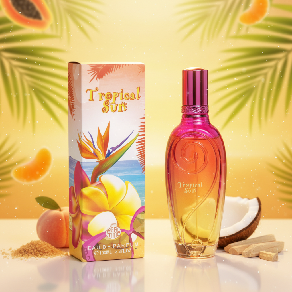 EDP 100 ml "Tropical Sun" – gyümölcsös-pézsmás illat