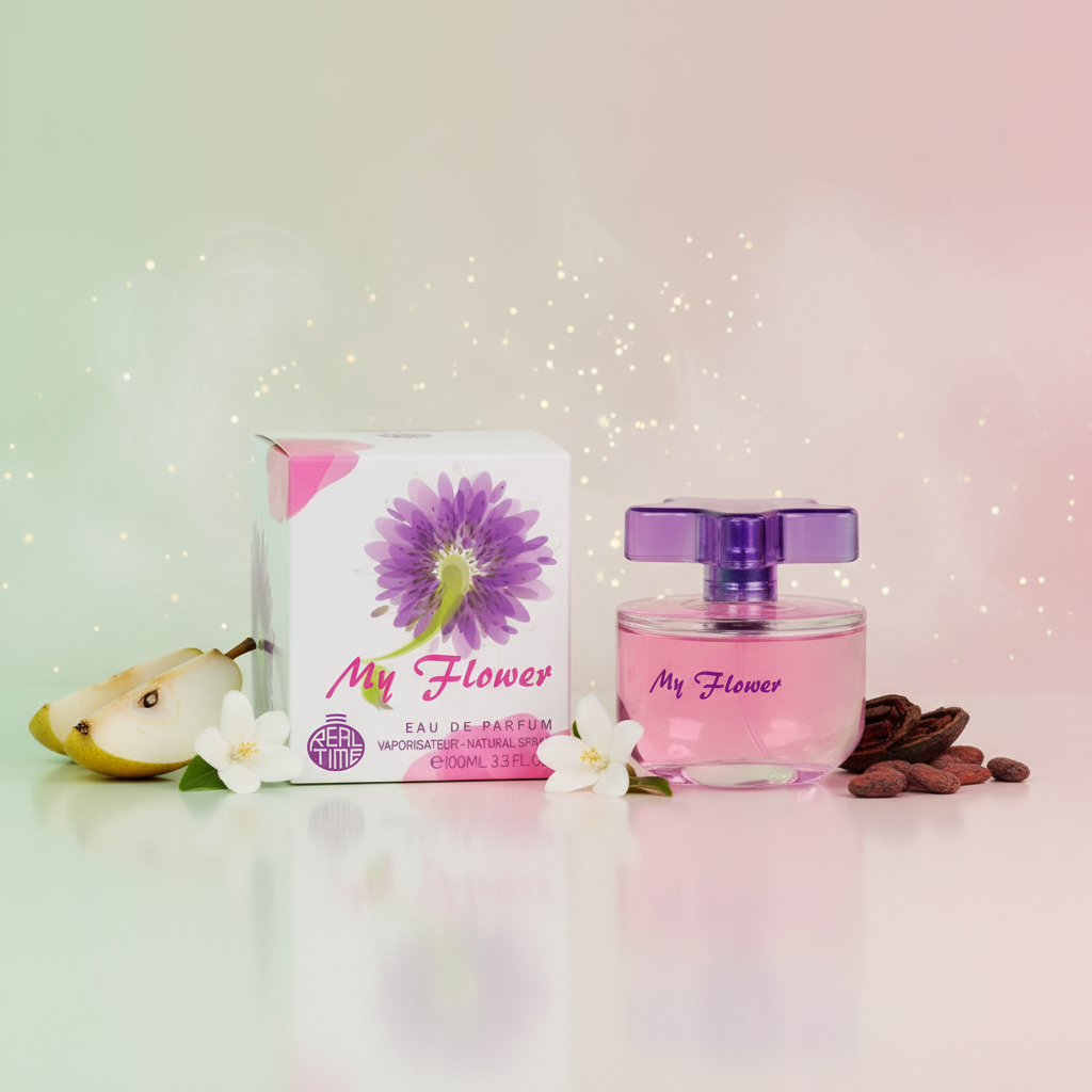 100 ml Eau de Parfum  "My Flower" Virágos - Fűszeres Illat Nőknek 3 