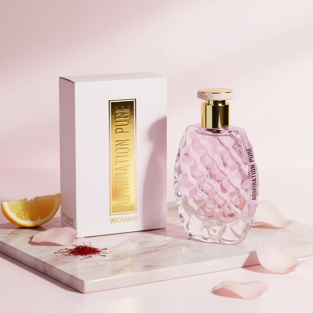 100 ml Eau de Perfume ADMIRATION PURE Virágos Illat Nőknek 7 