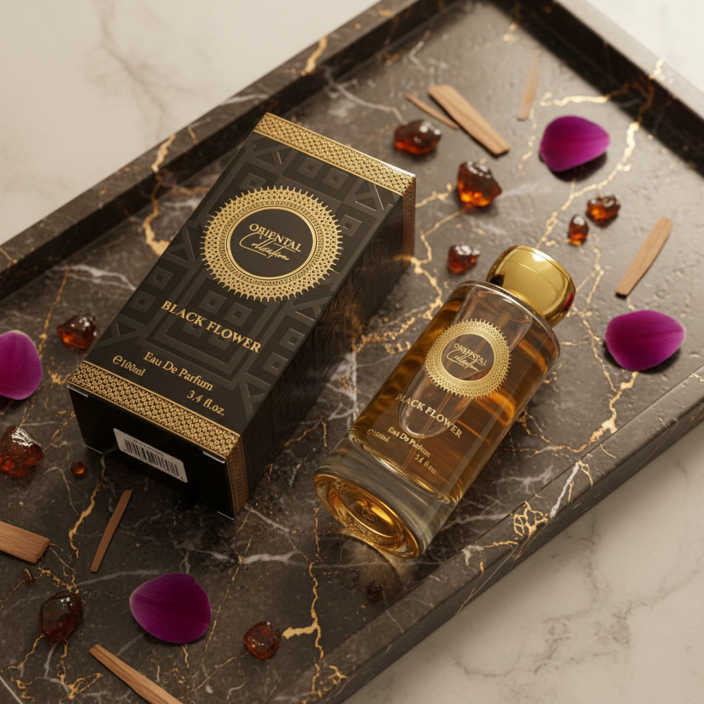 100 ml EDP BLACK FLOWER érzéki édes izgalmas unisex illat 1 