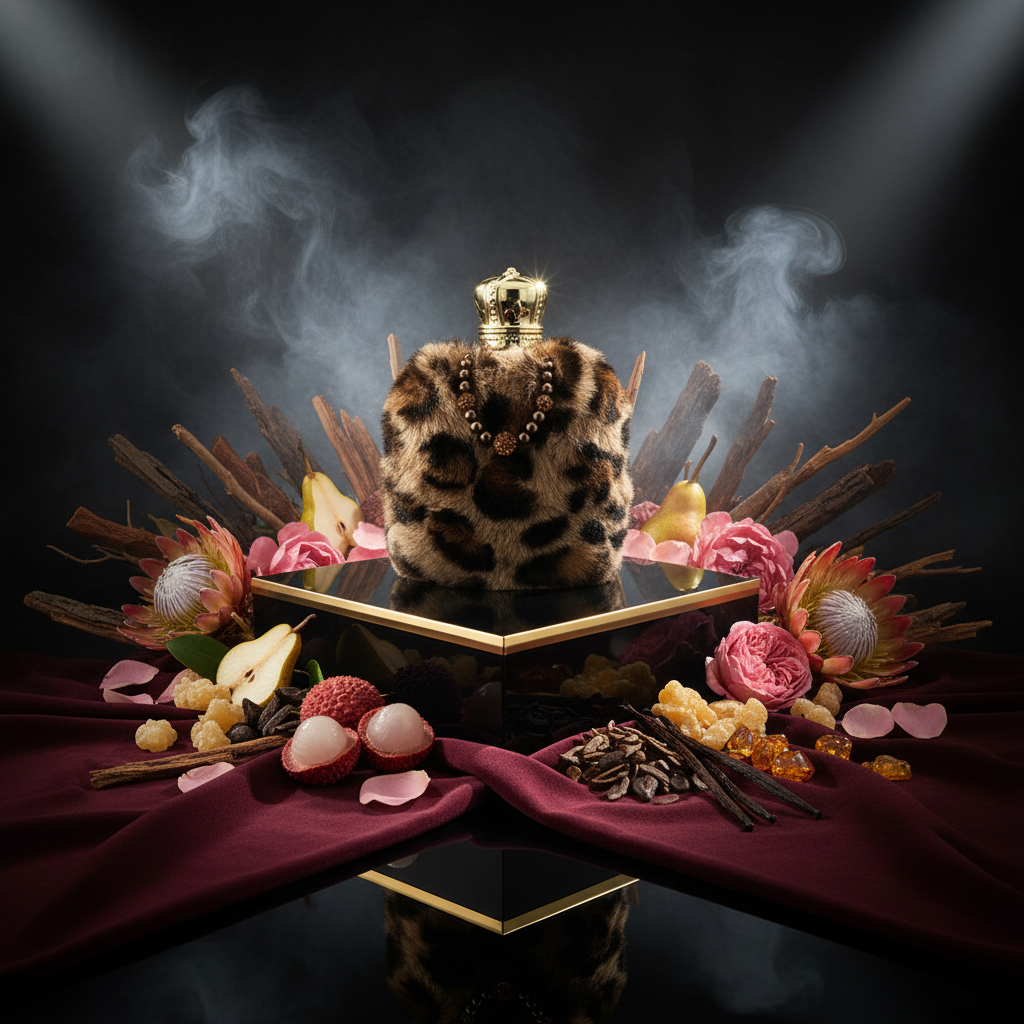 EDP 100 ml "Queen of Temptation - Fatale" – gyümölcsös-borostyános illat 3 