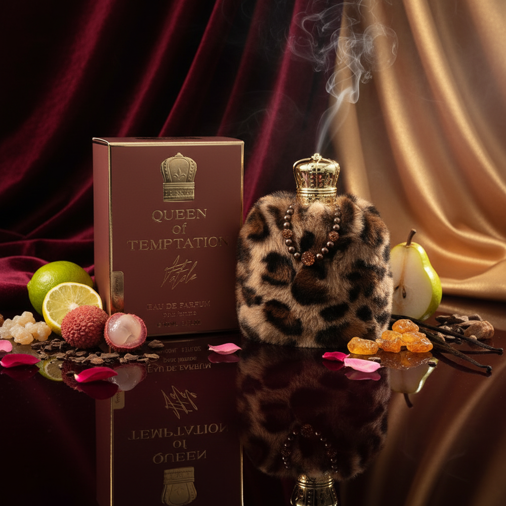 EDP 100 ml "Queen of Temptation - Fatale" – gyümölcsös-borostyános illat