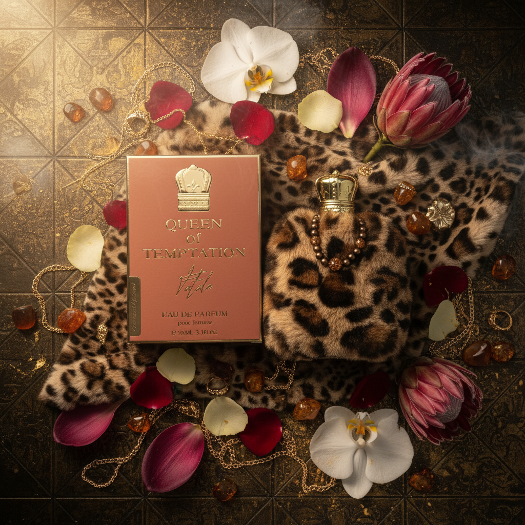 EDP 100 ml "Queen of Temptation - Fatale" – gyümölcsös-borostyános illat