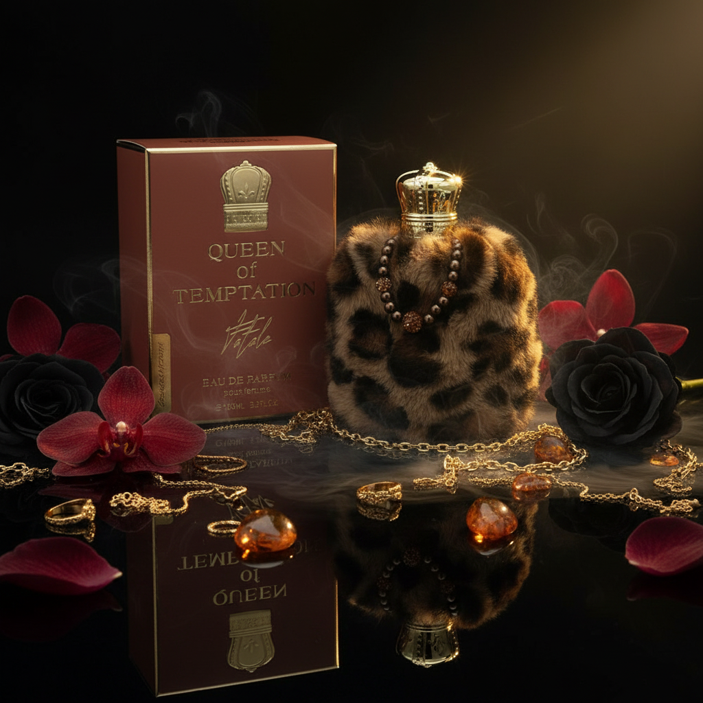 EDP 100 ml "Queen of Temptation - Fatale" – gyümölcsös-borostyános illat 6 