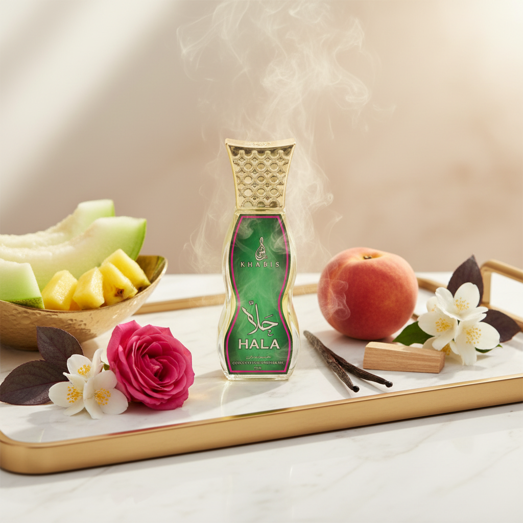 20 ml HALA parfümolaj, virágos-gyümölcsös illat nőknek 4 