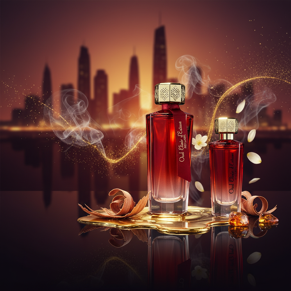 Linn Young EDP 100 ml + 30 ml "Oud Elixir Red" – borostyános, virágos illat