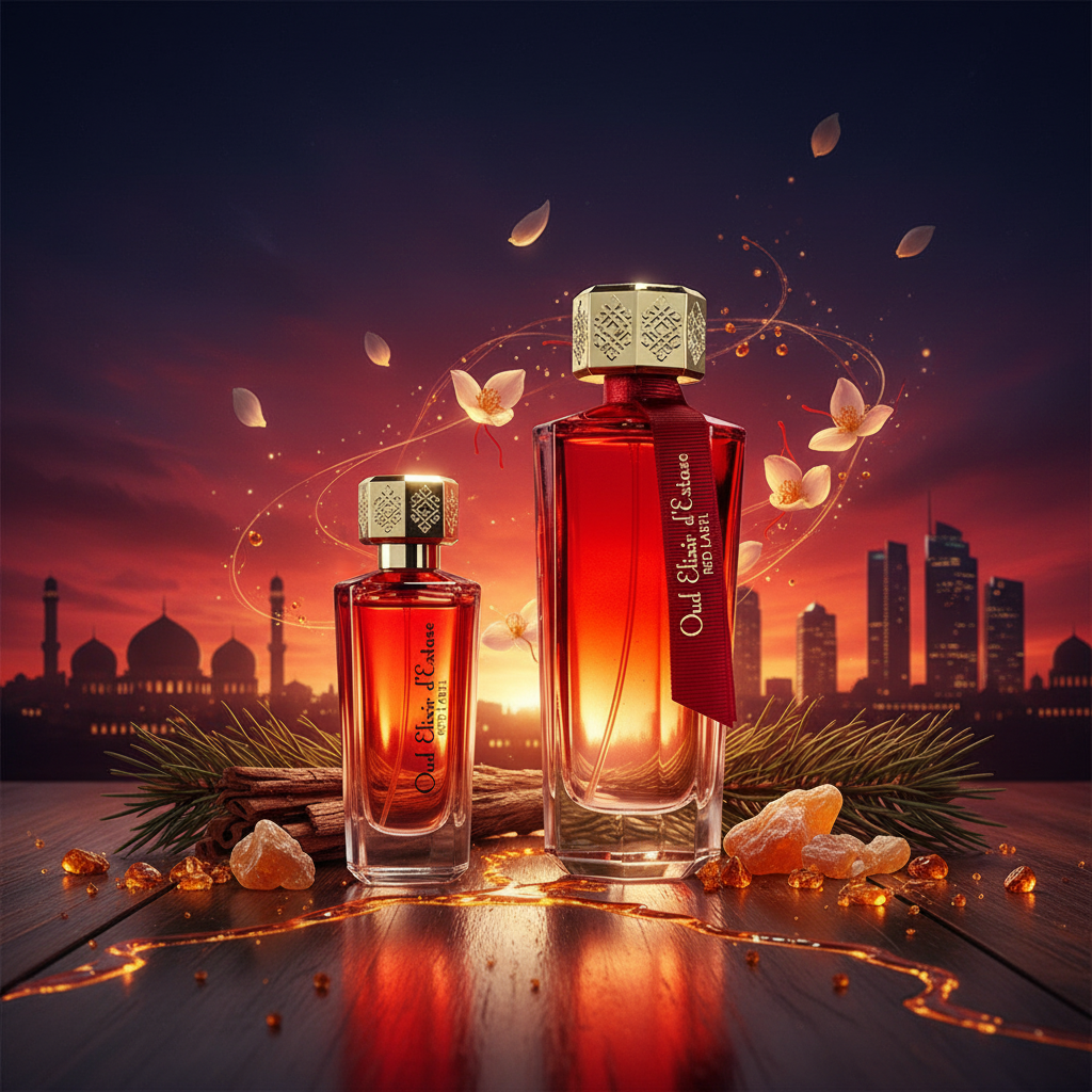 Linn Young EDP 100 ml + 30 ml "Oud Elixir Red" – borostyános, virágos illat 11 