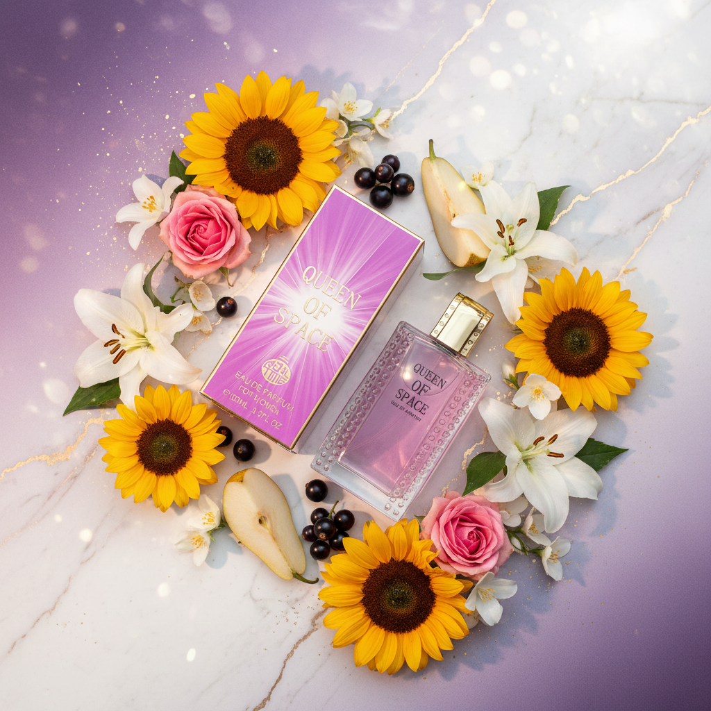 EDP 100ml "Queen of Space" – gyümölcsös-virágos illat