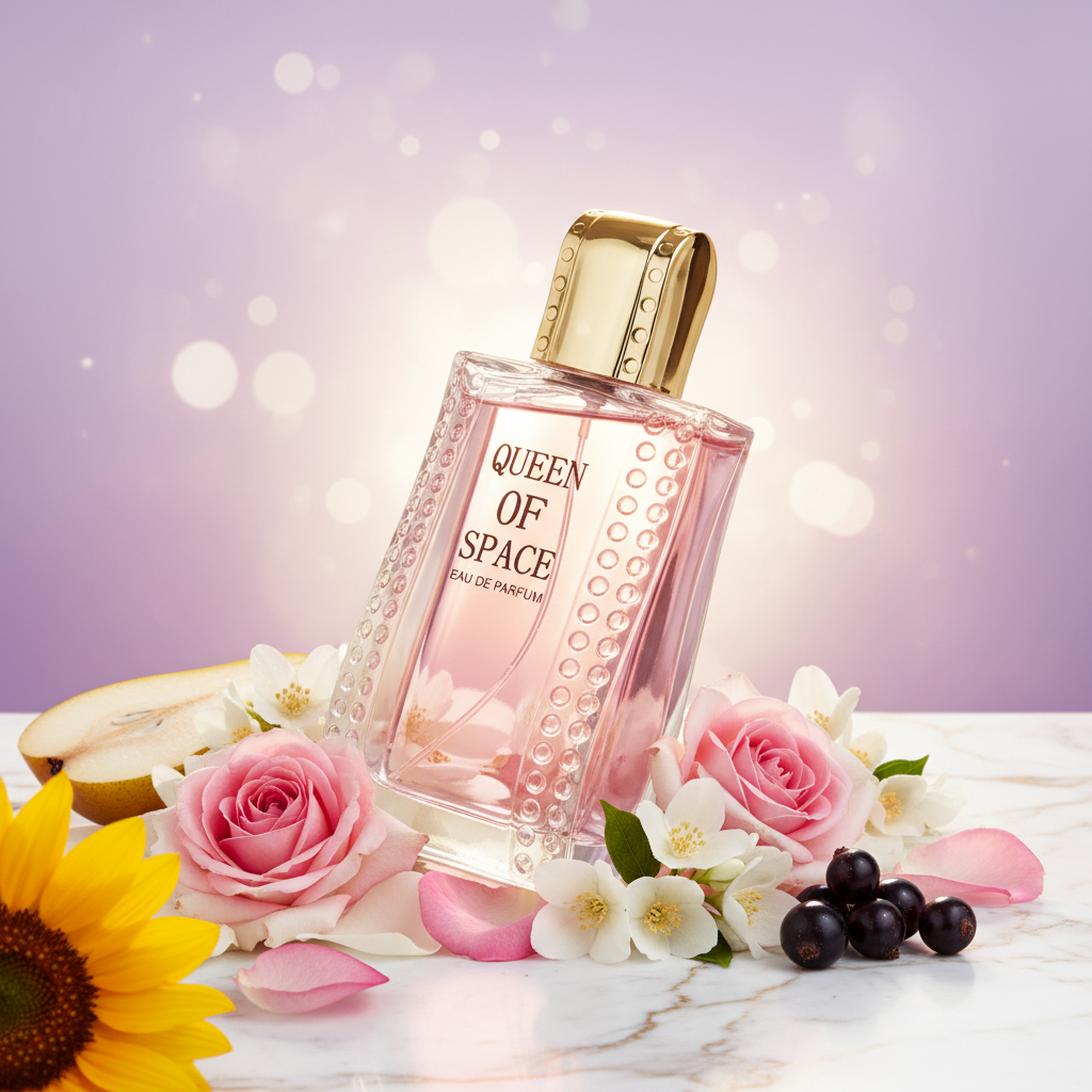 EDP 100ml "Queen of Space" – gyümölcsös-virágos illat 4 