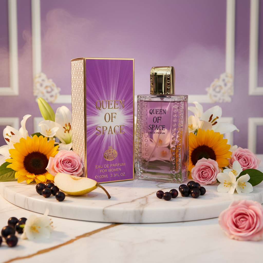 EDP 100ml "Queen of Space" – gyümölcsös-virágos illat 6 