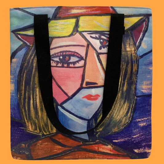 Bevásárló Táska, Picasso - Portrait Cubism - Ékszer Akció