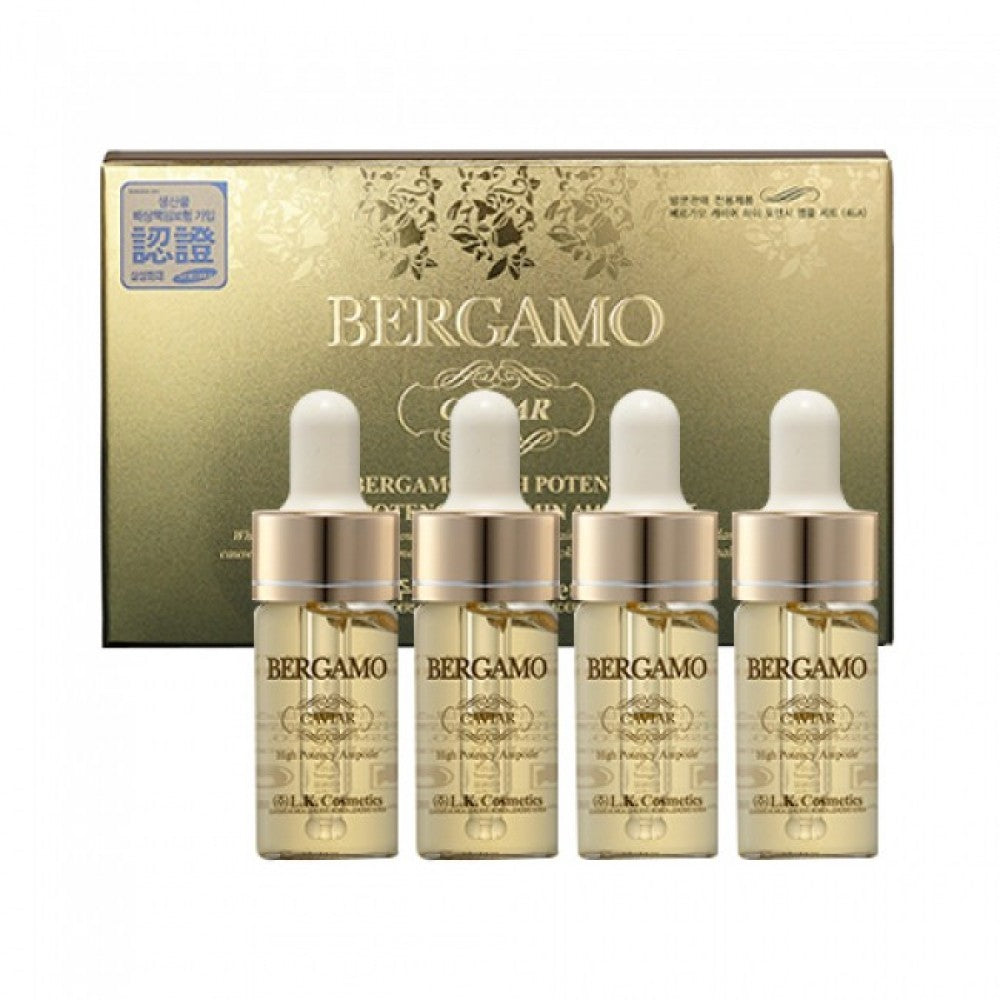 BERGAMO 4 db-os Kétfázisú Luxus Kaviár Ampullakészlet 13ml x 4 1 