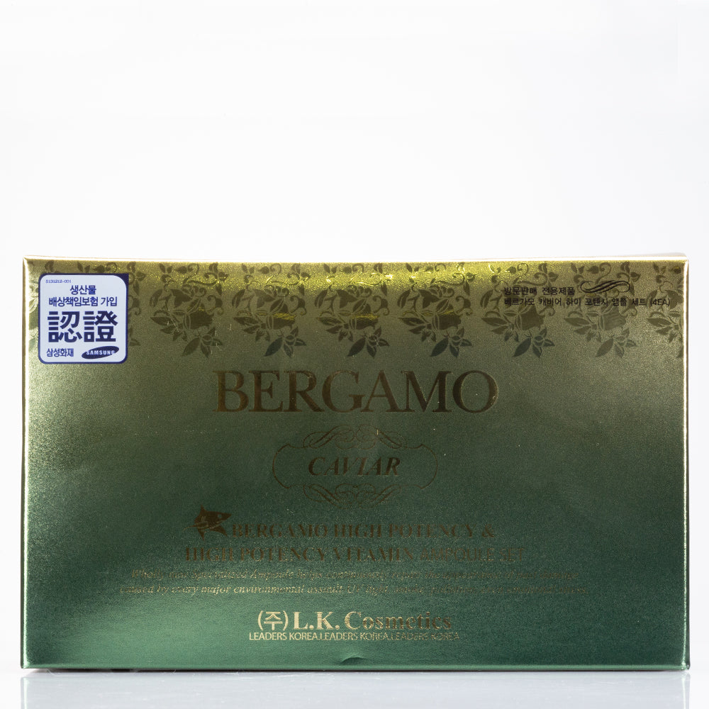 BERGAMO 4 db-os Kétfázisú Luxus Kaviár Ampullakészlet 13ml x 4 2 