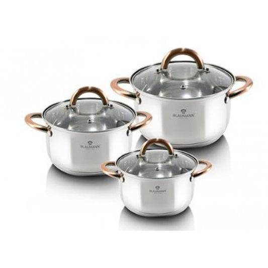 6 részes Rozsdamentes Acél Étkészlet, Gourmet Line