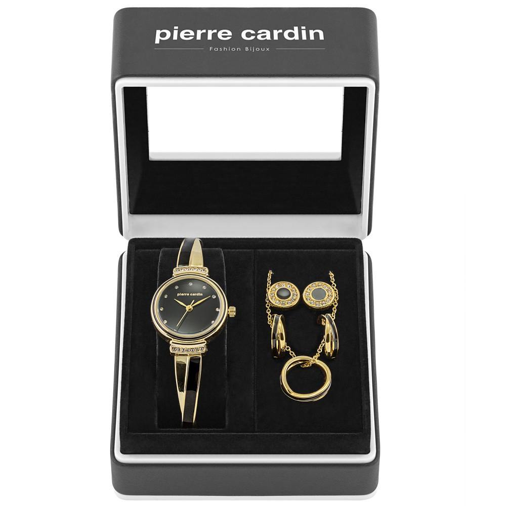 4 darabos Pierre Cardin karóra, fülbevaló és nyaklánc szett - Ékszer Akció