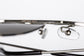 Emporia Italy - Pilóta Napszemüveg "LAGÚNA", polarizált UV szűrős napszemüveg tokkal és tisztítókendővel, kékeslilás lencsék, ezüst színű keret