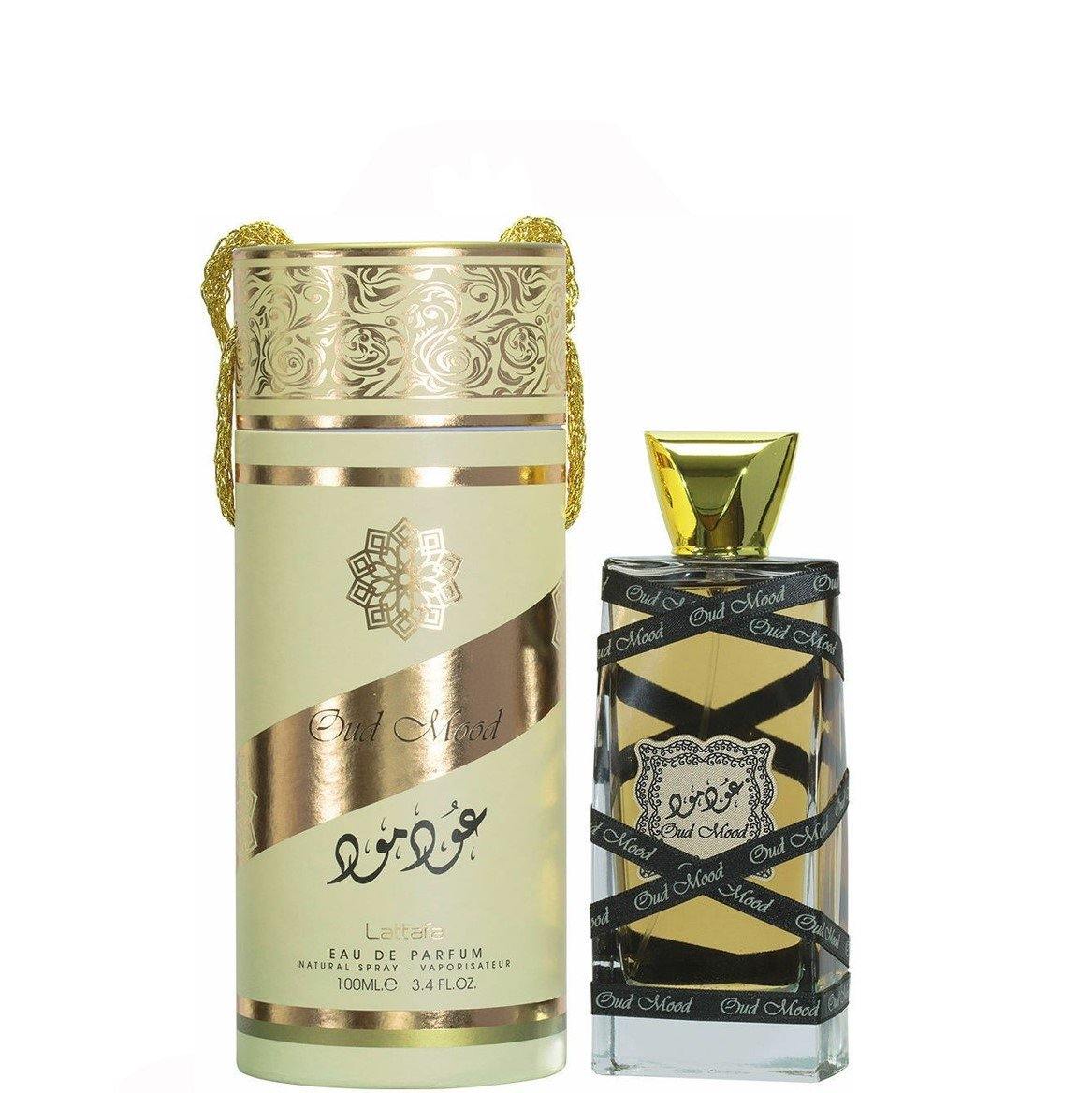 100 ml Eau de Parfum Oud Mood Gold Vaníliás Pézsma Illat Férfiaknak és Nőknek - Ékszer Akció