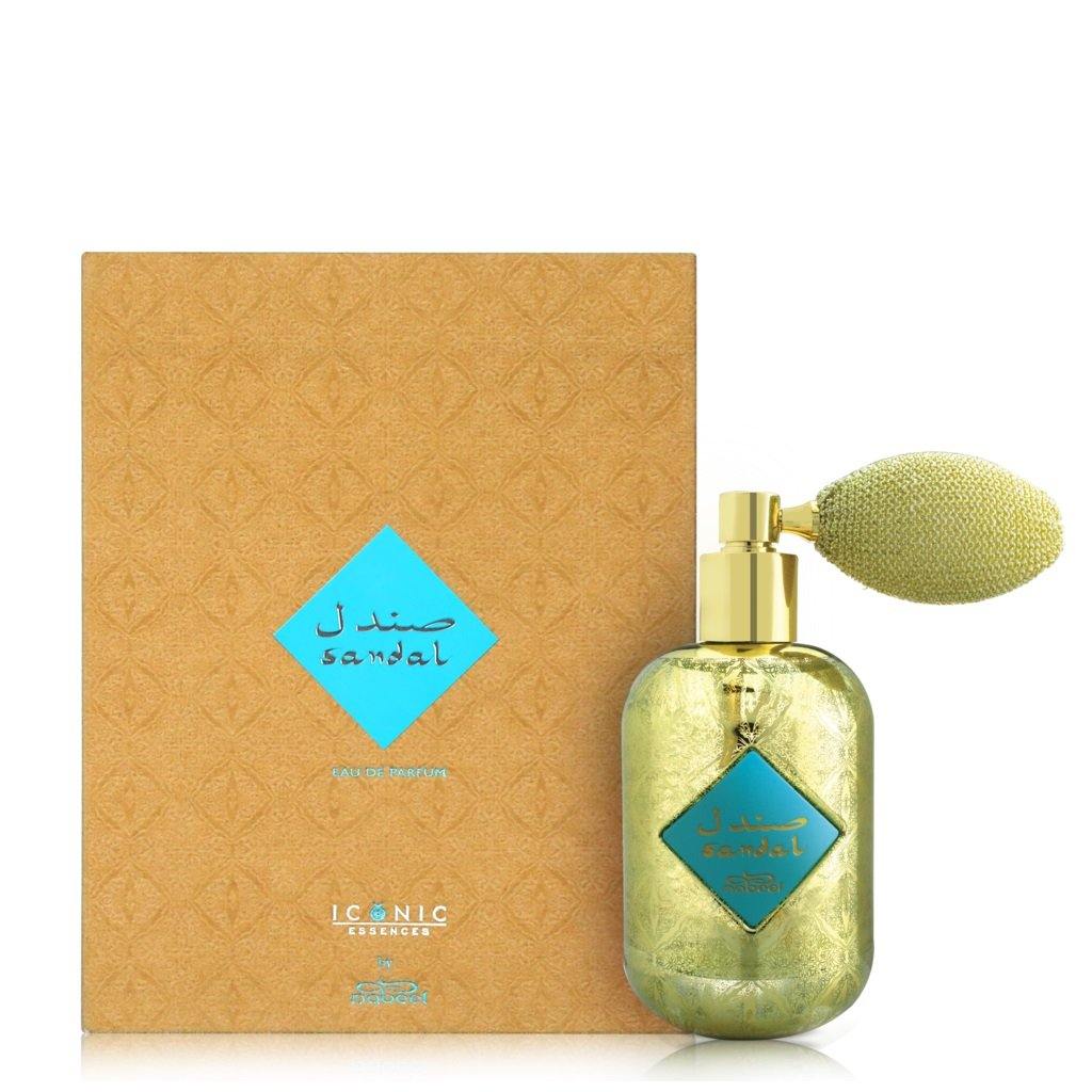 100 ml Eau De Parfum Sandal Keleti Fás-Virágos-Bőr Illat Férfiaknak és Nőknek - Ékszer Akció