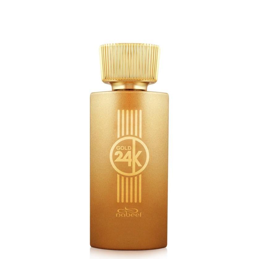 100 ml Eau de Parfum Arany 24K Virágos-Gyümölcsös-Fás Illat Férfiaknak és Nőknek - Ékszer Akció