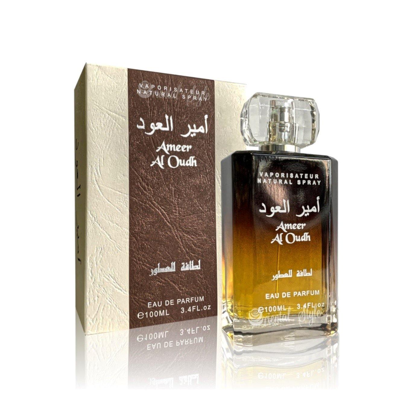 100 ml Eau de Perfume Ameer Al Oud Intenzív Fás Édes és Oud Illat Férfiaknak - Ékszer Akció