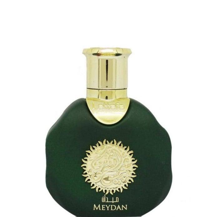 35 ml Eau de Perfume Meydan Fűszeres Dohány és Bőr Illat, Férfiaknak - Ékszer Akció