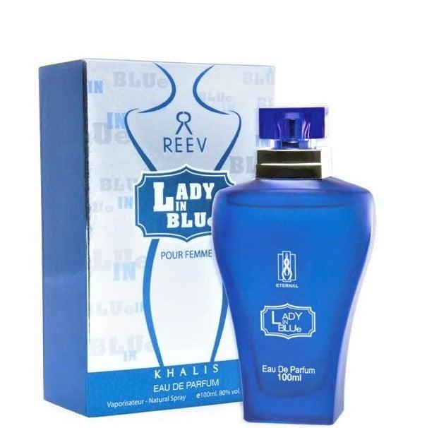 100 ml Eau De Parfüm Lady In Blue Gyümölcsös Borostyán Illat Nőknek - Ékszer Akció