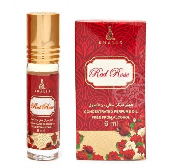 6 ml Parfüm Olaj Piros Rózsa Pézsma Vanília Illat Nőknek - Ékszer Akció