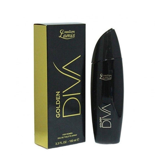100 ml Eau de Perfume  GOLDEN DIVA Virágos Illat Nőknek - Ékszer Akció
