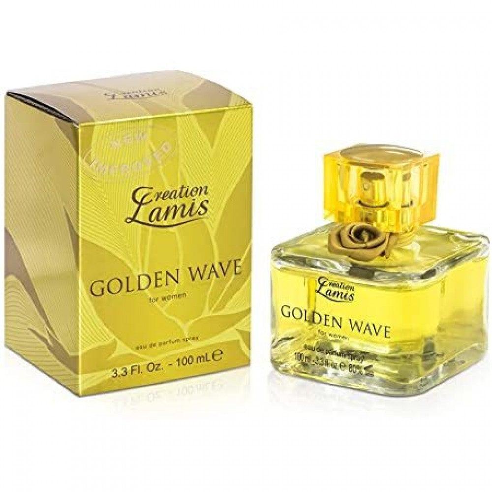 96  ml Eau de Perfume GOLDEN WAVE Gyümölcsös Virágos Illat Nőknek - Ékszer Akció