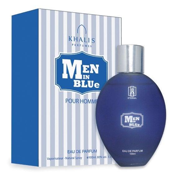 100 ml Eau de Perfume Men In Blue Borodtyán és Cédrus Illat Férfiaknak - Ékszer Akció