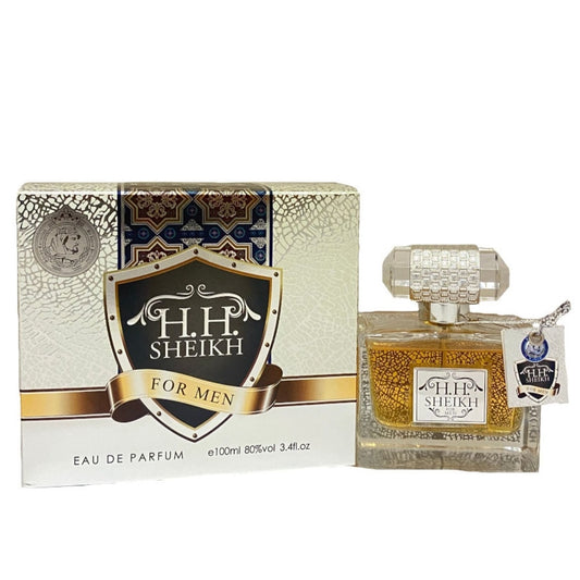 100 ml Eau de Parfume H H SHEIKH MEN Fás Pézsma Illat Férfiaknak