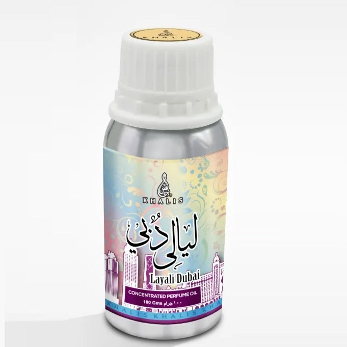 100 ml Parfümolaj LAYALI DUBAI Ambery Vanília Illat Nőknek